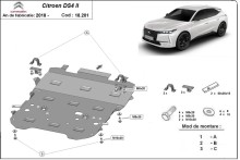 Stahl Unterfahrschutz für Motor Citroen DS4 II (2021-2026)