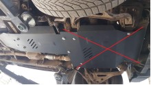Stahl Unterfahrschutz für Getriebe Chevrolet Tracker (1999-2005)