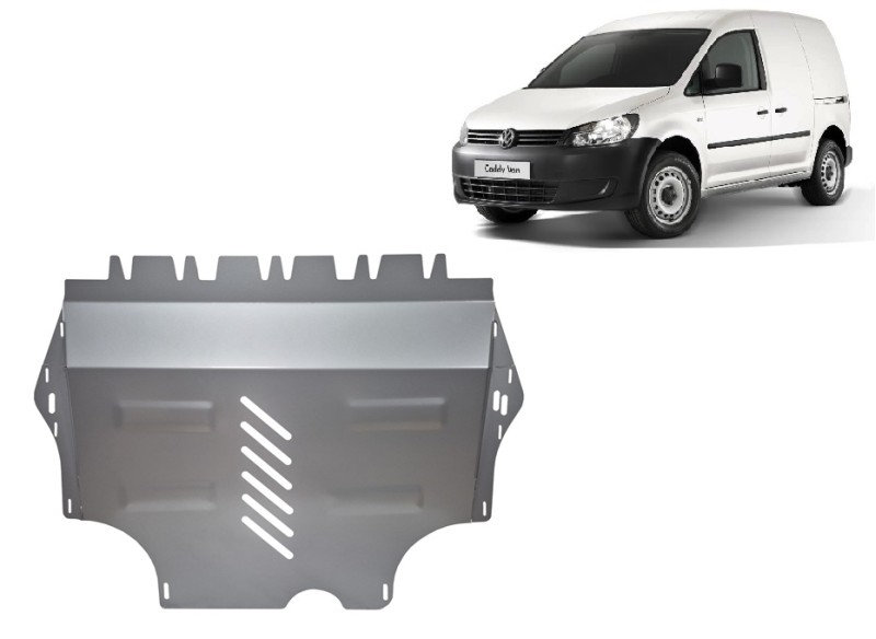 Aluminium Unterfahrschutz für Motor Volkswagen Caddy (2011-2020)