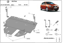Stalowa Osłona pod silnik VW Polo benzyna (2003-2009) EAN