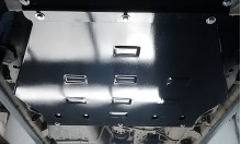 Stahl Unterfahrschutz für Getriebe Mitsubishi Pajero 4 (V80, V90) (2007-2021)