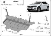 Stalowa Osłona pod silnik Volkswagen T-Roc - automatyczna skrzynia biegów (2017-2026) EAN