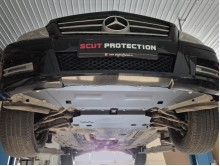 Stahl Unterfahrschutz für Motor Mercedes GLK X204 (2008-2026)