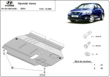 Stahl Unterfahrschutz für Motor Hyundai Verna (2005-2010)