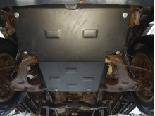 Stahl Unterfahrschutz für Motor, Kühler Mitsubishi Pajero Sport 1 (1998-2007)