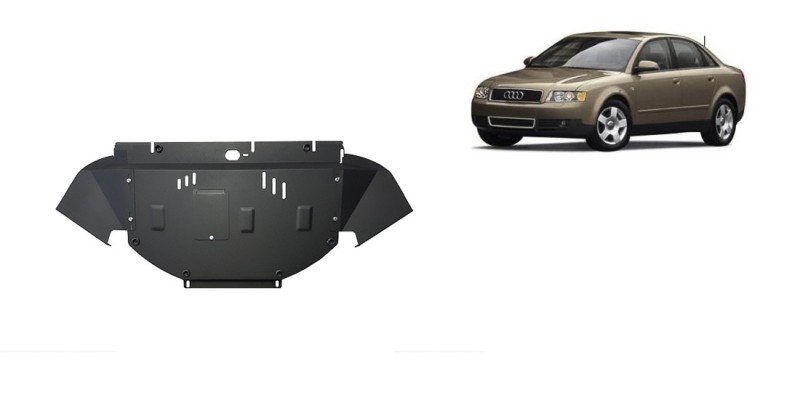 Stahl Unterfahrschutz für Motor Audi A4 B6 (2000-2005)