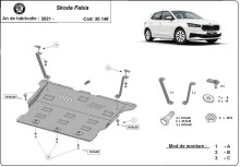 Stahl Unterfahrschutz für Motor Skoda Fabia (2021-2026)