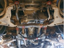 Stahl Unterfahrschutz für Motor Mitsubishi L200 (2015-2026)