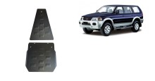 Stahl Unterfahrschutz für Getriebe, Differential Mitsubishi Pajero Sport 1 (1998-2007)