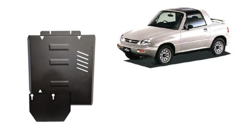 Stahl Unterfahrschutz für Getriebe Suzuki X90 2.0 (1988-1999)