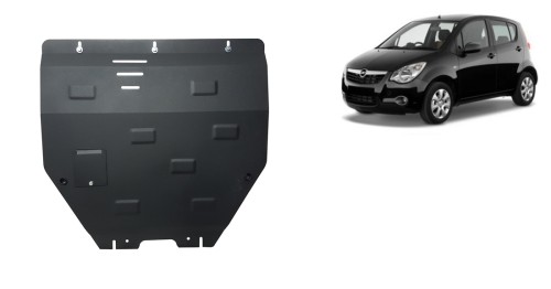 Stahl Unterfahrschutz für Motor Opel Agila (H08) (2007-2014)