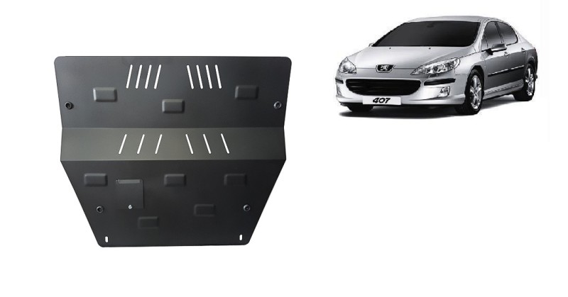 Stahl Unterfahrschutz für Motor Peugeot 407 (2004-2011)