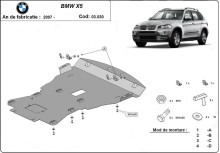 Stahl Unterfahrschutz für Motor BMW X5 (2007-2013)