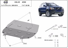 Stalowa Osłona pod silnik Volvo XC90 (2002-2014) EAN