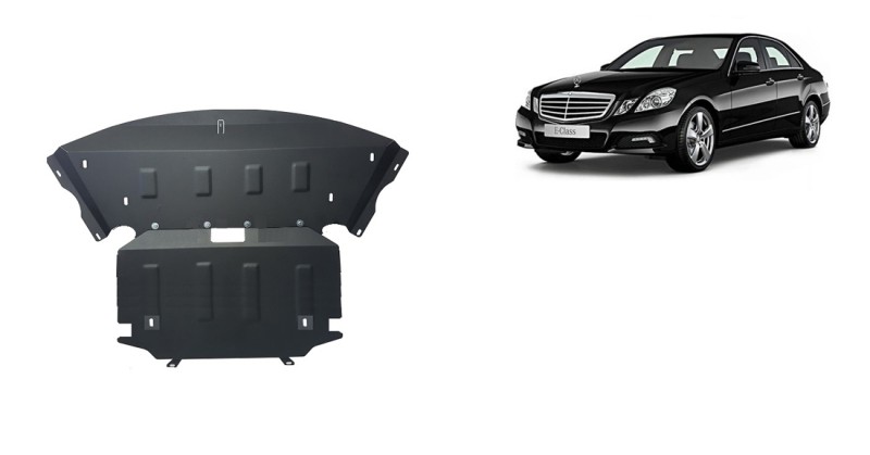 Stahl Unterfahrschutz für Motor Mercedes E-Class W212 - 4x4 (2009-2016)