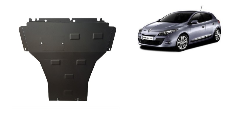 Stahl Unterfahrschutz für Motor, Getriebe Renault Megane 3 (2008-2016)