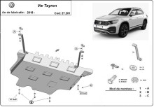 Stalowa Osłona pod silnik VW Tayron (2018-2026) EAN