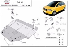 Stahl Unterfahrschutz für Motor Audi A2 (2000-2005)