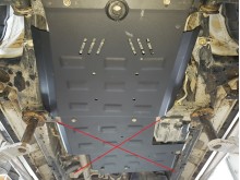 Stahl Unterfahrschutz für Getriebe Toyota Hilux Revo (2016-2026)