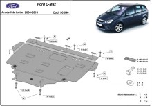 Stahl Unterfahrschutz für Motor Ford C - Max (2004-2010)