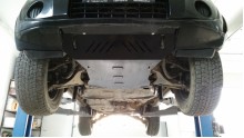Stahl Unterfahrschutz für Motor, Kühler Mitsubishi Pajero 4 (V80, V90) (2007-2021)