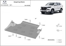 Stahl Unterfahrschutz für Getriebe SsangYong Rexton (2017-2026)