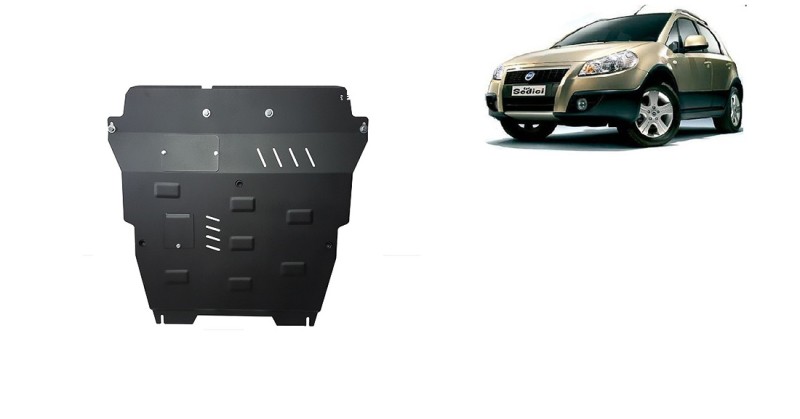Stahl Unterfahrschutz für Motor Fiat Sedici (2005-2014)