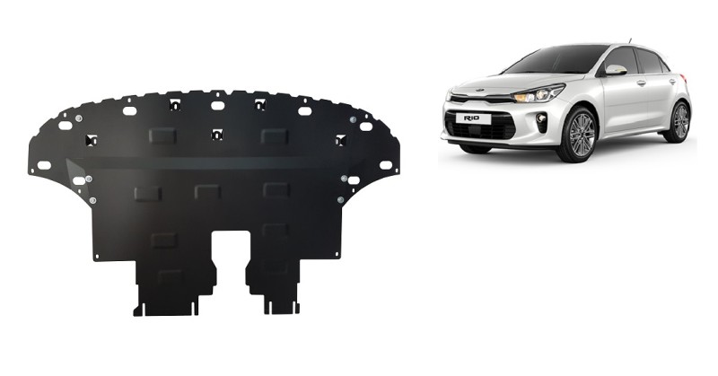 Stahl Unterfahrschutz für Motor Kia Rio 4 (2017-2020)