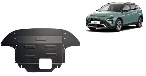 Stahl Unterfahrschutz für Motor Hyundai Bayon (2021-2026)