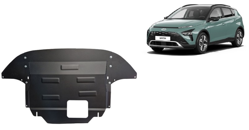 Stahl Unterfahrschutz für Motor Hyundai Bayon (2021-2026)