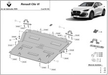 Stahl Unterfahrschutz für Motor Renault Clio (2025-2026)