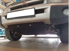Stahl Unterfahrschutz für Getriebe Mitsubishi Pajero Pinin (1997-2007)
