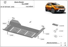 Stahl Unterfahrschutz für EGR STOP-GO Dacia Duster (2018-2020)