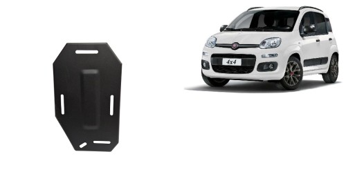 Stahl Unterfahrschutz für Differentialschutz Fiat Panda 4x4 (2011-2026)