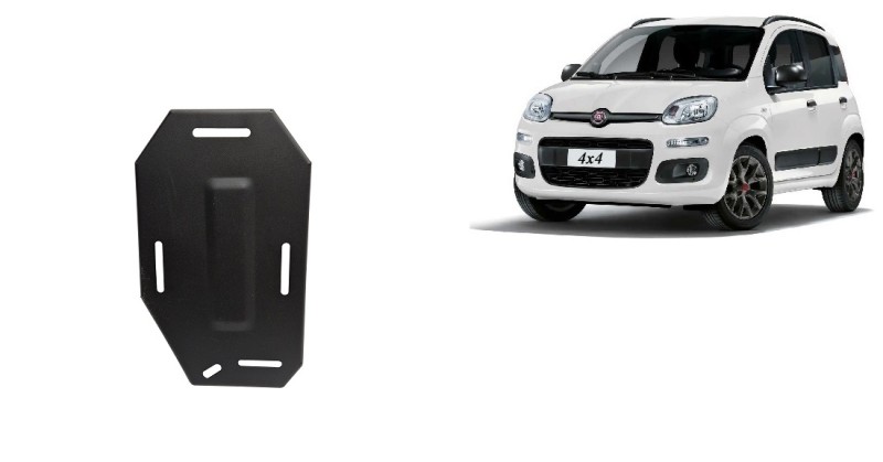 Stahl Unterfahrschutz für Differentialschutz Fiat Panda 4x4 (2011-2026)