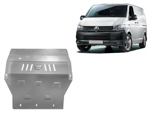 Unterfahrschutz aus verzinktem Stahl für Volkswagen Transporter T5 Caravelle (2015-2018) Unterfahrschutz aus verzinktem Stahl für Volkswagen Transporter T5 Caravelle (2015-2018)