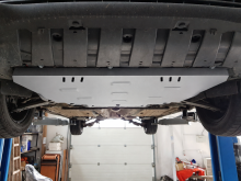 Aluminium Unterfahrschutz für Motor Ford Transit Connect (2013-2022)