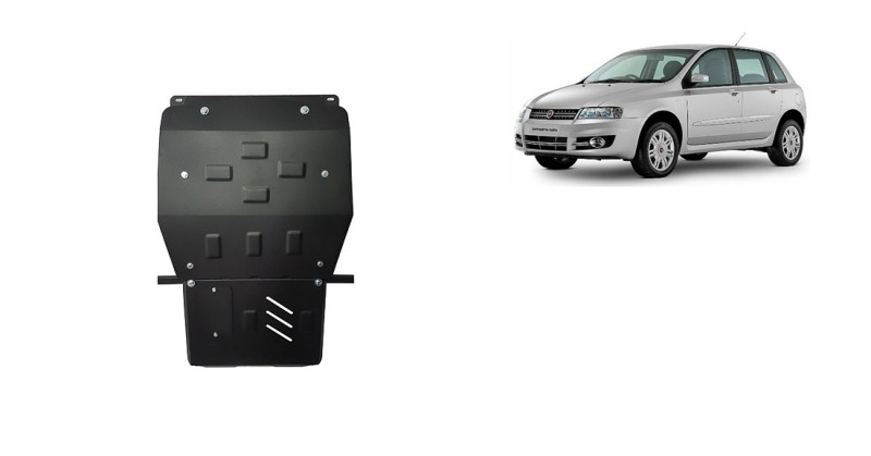 Stahl Unterfahrschutz für Motor Fiat Stilo (2001-2010)