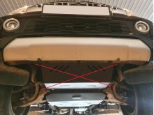 Stahl Unterfahrschutz für Motor Mitsubishi L200 (2015-2026)