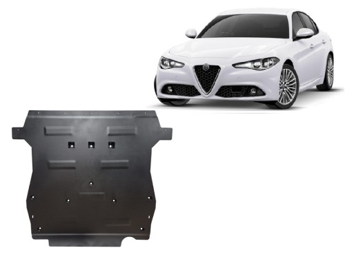 Stahl Unterfahrschutz für Motor Alfa Romeo Giulia (2015-2026)