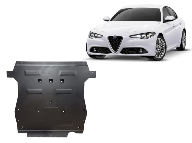 Stahl Unterfahrschutz für Motor Alfa Romeo Giulia (2015-2026)