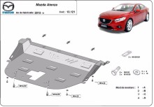Stahl Unterfahrschutz für Motor Mazda Atenza (2013-2026)
