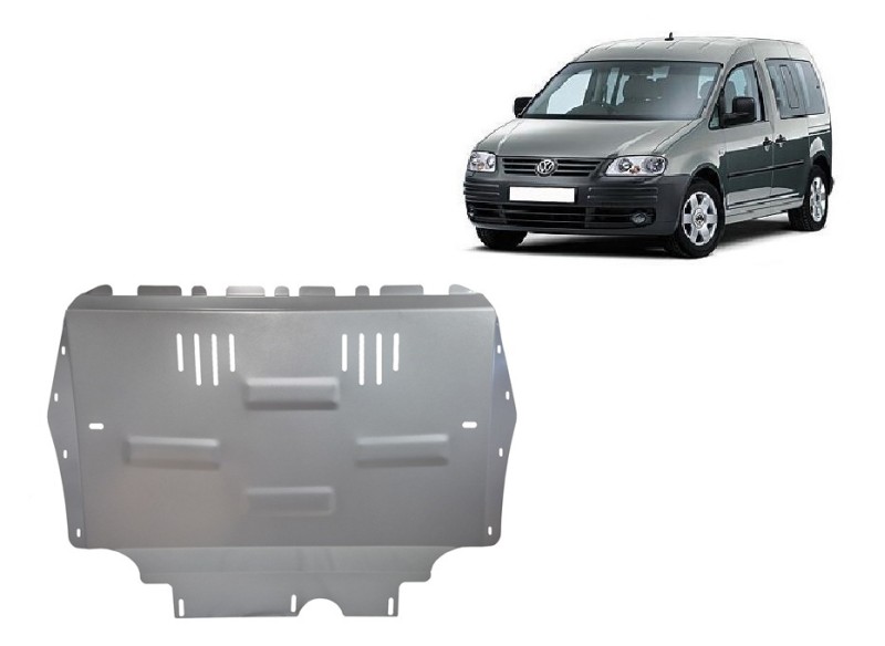 Aluminium Unterfahrschutz für Motor Volkswagen Caddy (2009-2019)