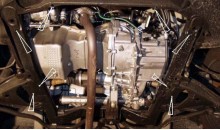 Stahl Unterfahrschutz für Motor Dacia Logan 1 (2005-2012)
