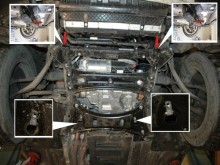 Stahl Unterfahrschutz für Motor BMW X4 (2014-2018)