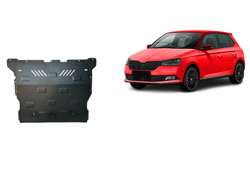 Stahl Unterfahrschutz für Motor Skoda Fabia (2021-2026)
