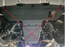 Stahl Unterfahrschutz für Differential Baic Beijing BJ60 (2022-2026)