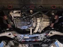 Aluminium Unterfahrschutz für Motor Nissan Interstar (2024-2026)