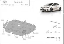 Stahl Unterfahrschutz für Motor Toyota Corolla (2013-2018)