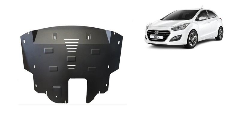 Stahl Unterfahrschutz für Motor Hyundai I30 (2015-2016)
